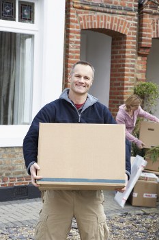 Removal team preparing a home move in Kennington