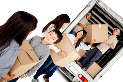 A coordinated office relocation team managing a commercial move in Kennington
