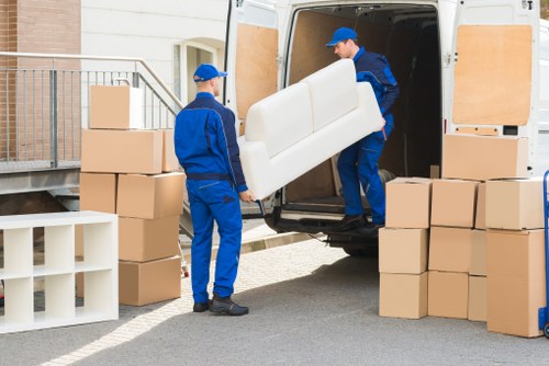 Checklist and packing materials for a Kennington home removal
