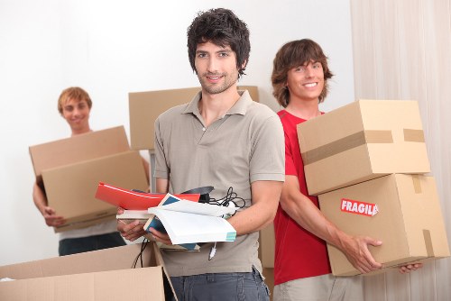 Student removals service moving boxes in Kennington