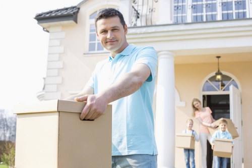 Transporting household items with a man and van service